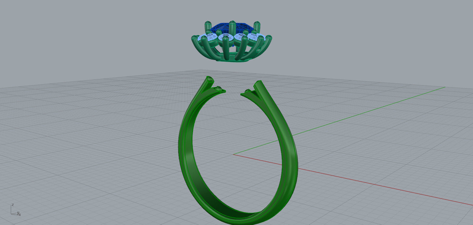 Princess Diana Ring 3D print model_6