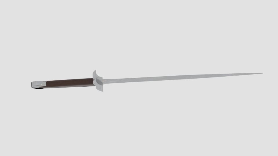 Frodo Sword Sting Low-poly 3D model_3