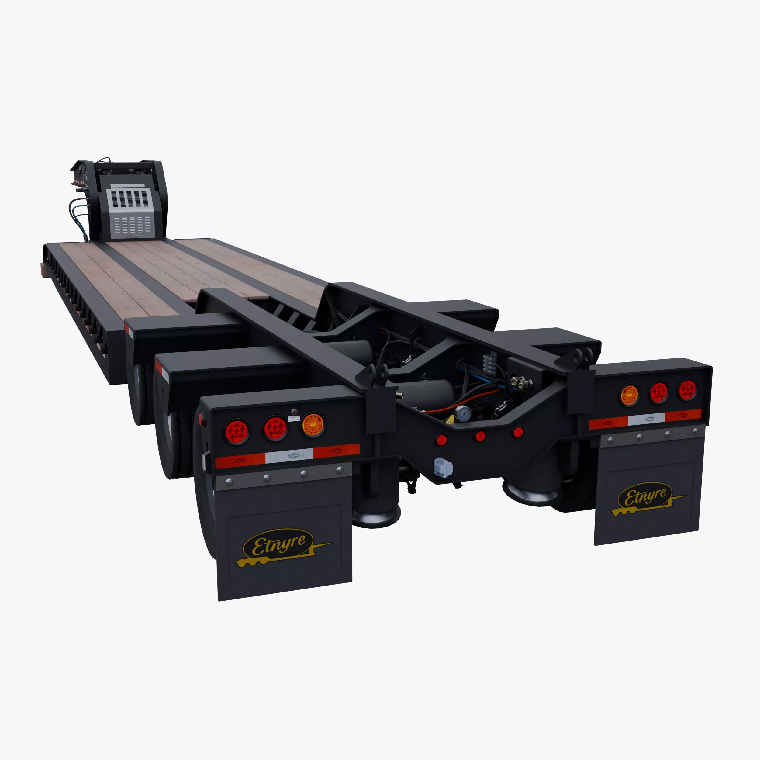 Etnyre Blackhawk Lightweight 55Tons Low-poly 3D model