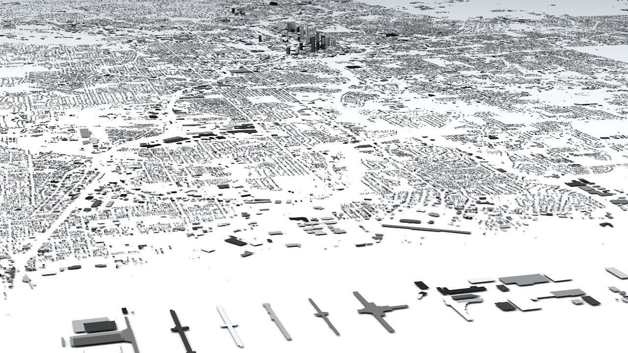 Atlanta Streets and Buildings 3D model_5