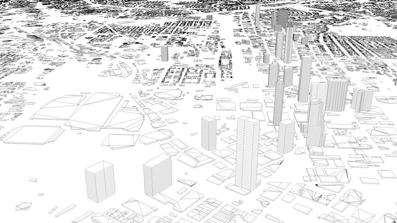 Atlanta Streets and Buildings 3D model_8