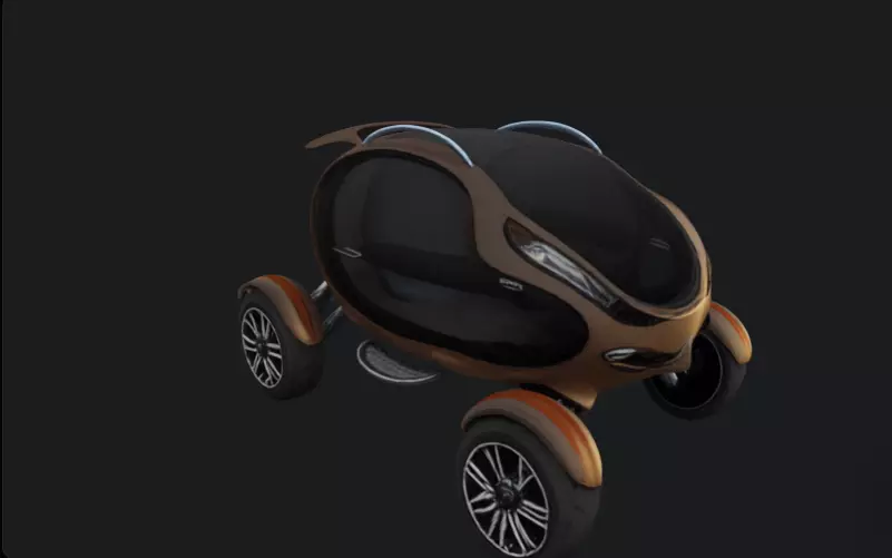 Advanced Hypercar Concept 3D model