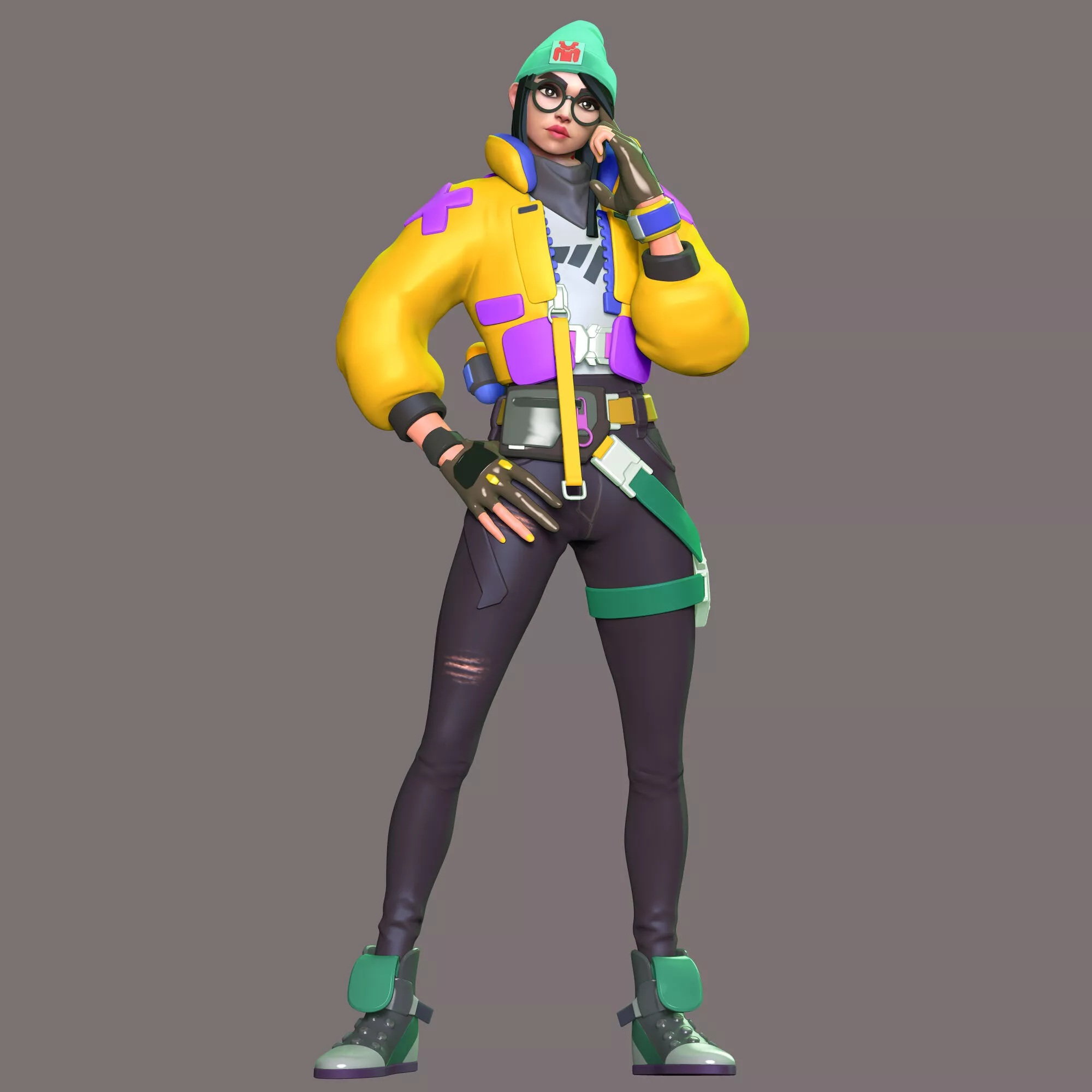 Valorant Killjoy FanArt 3D print model