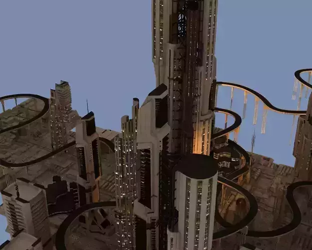 Solar Star City 3D model