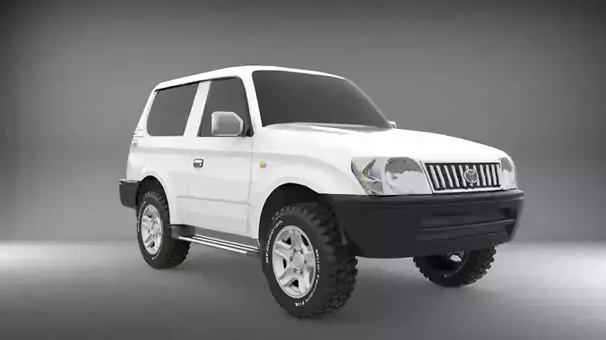 Toyota meru Prado  Low-poly 3D model