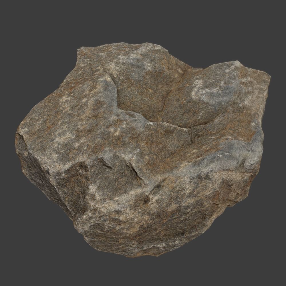 Sheila Stone Low-poly 3D model_6