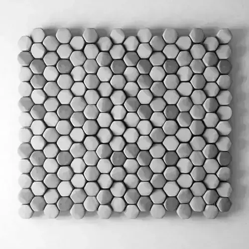 Panel stone hexagon