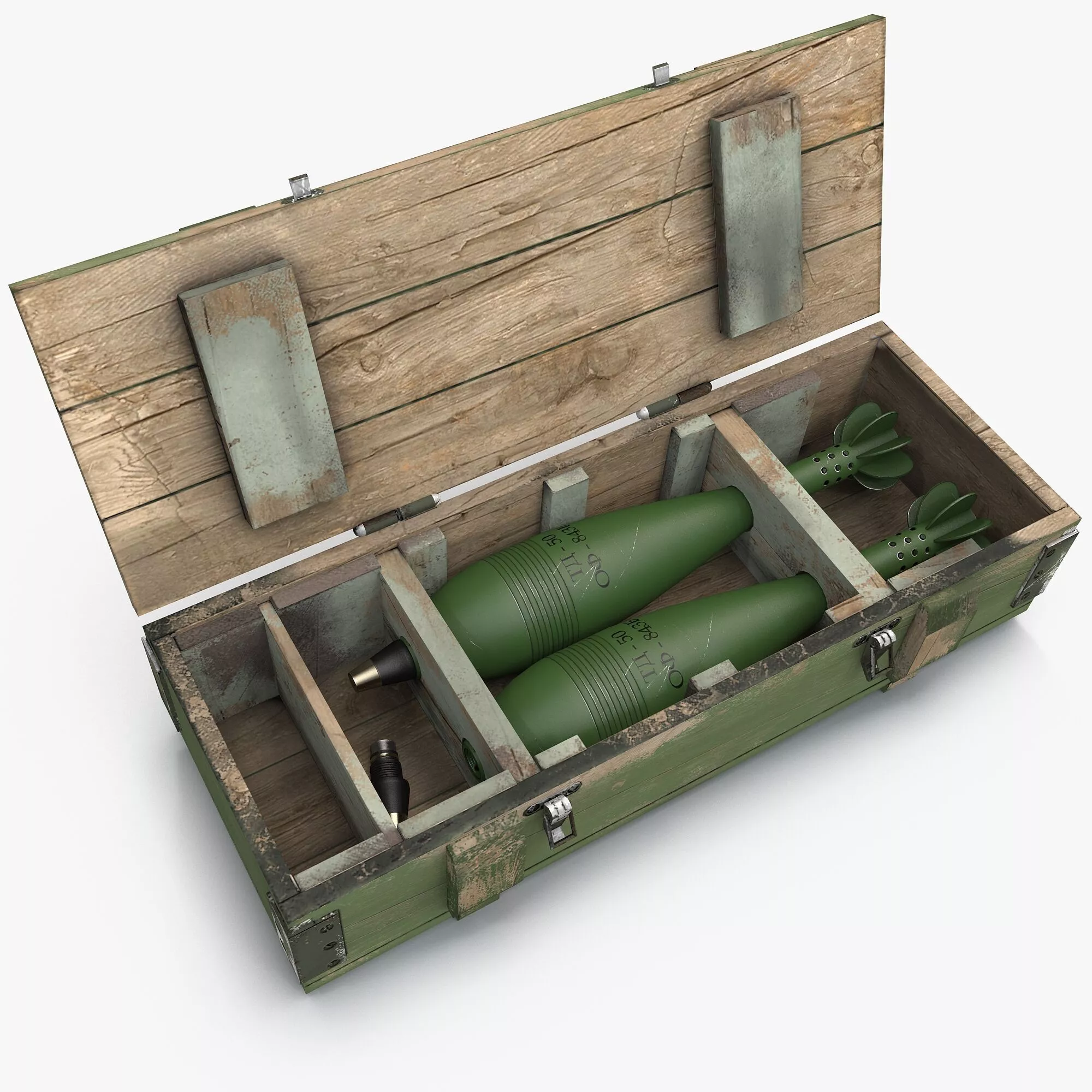 Ammunition Box 120mm 3D model