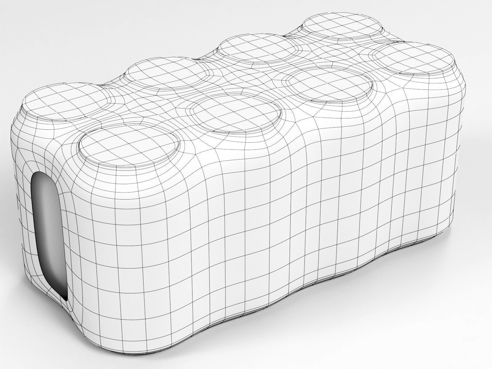 8 pack 330ml shrinkwrapped cans 3D model_1