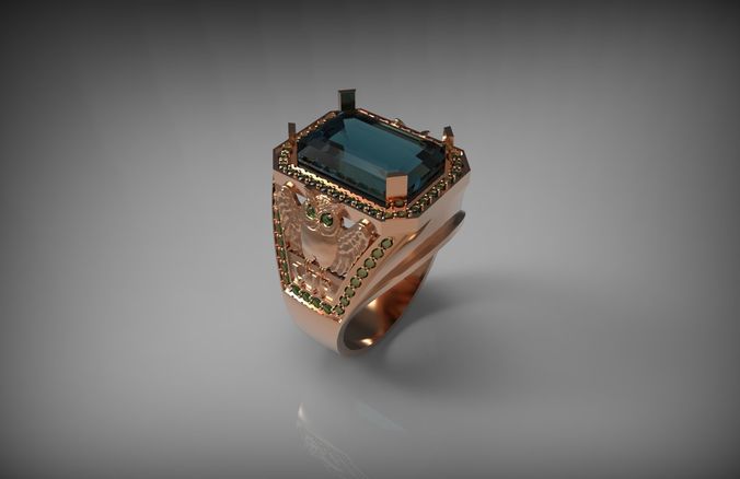 ring owl 3D print model