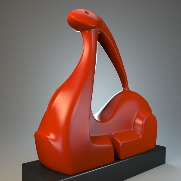 Sculpture Aries 3D model_1