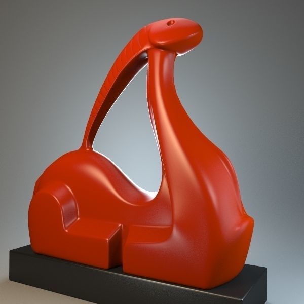 Sculpture Aries 3D model_3