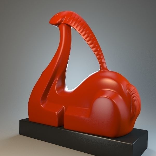 Sculpture Aries 3D model_2