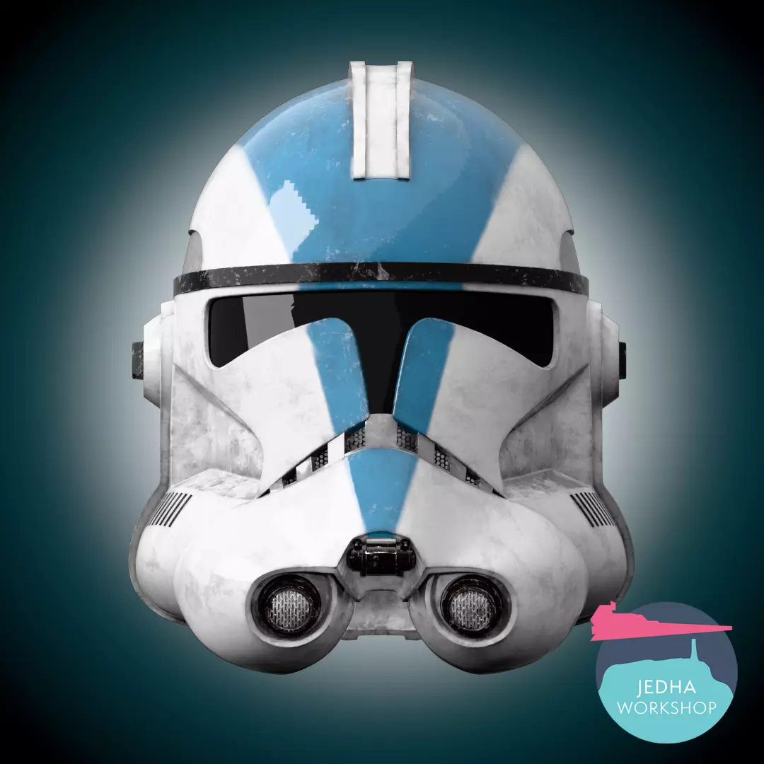 Clone Trooper Phase II MODULAR Live Action Helmet Obi Wan 3D print model