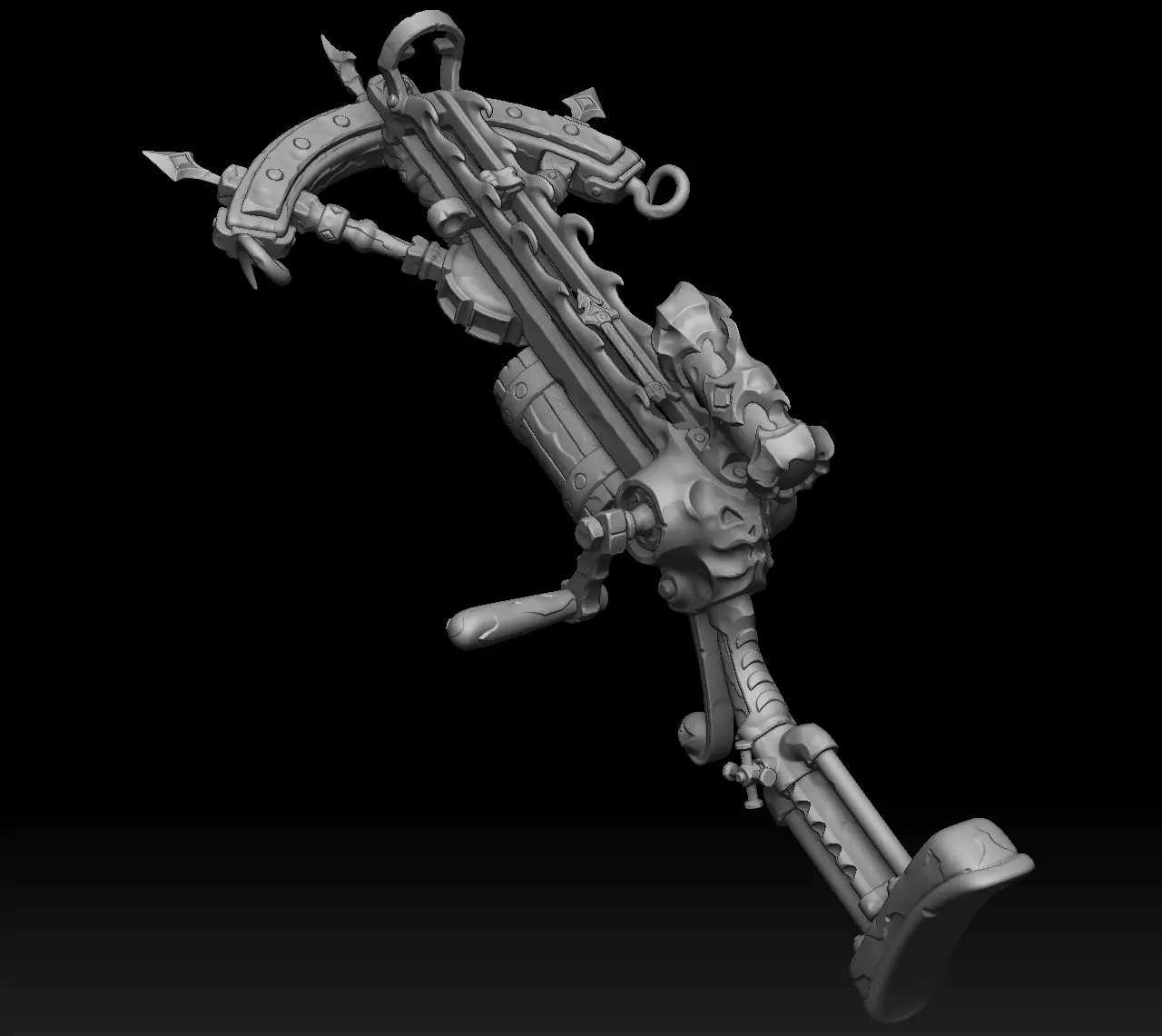 Pirate crossbow 3d print 3D print model