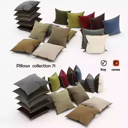 Pillows  collection 71 3D model