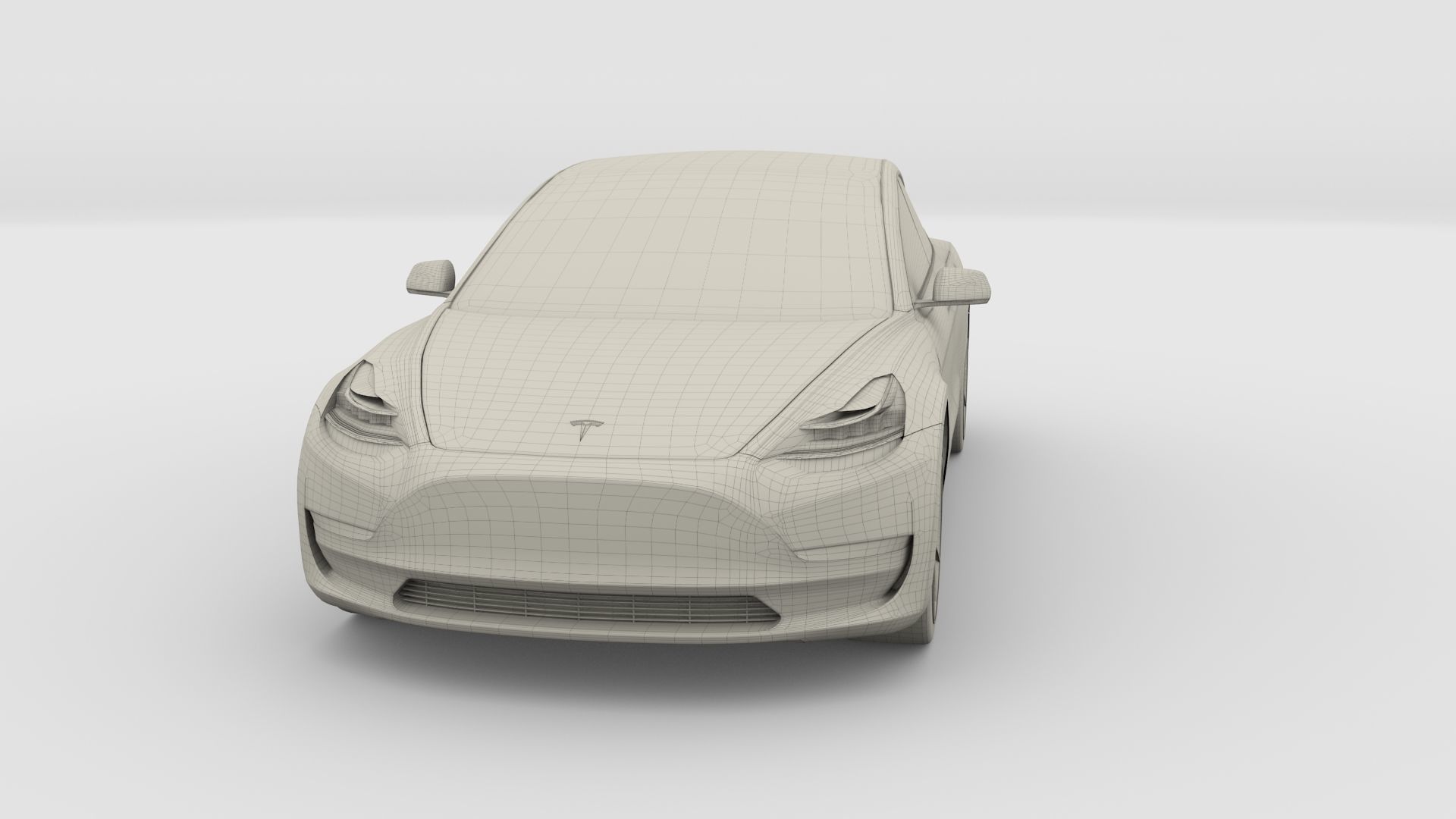 Tesla Model 3 Silver 3D model_16