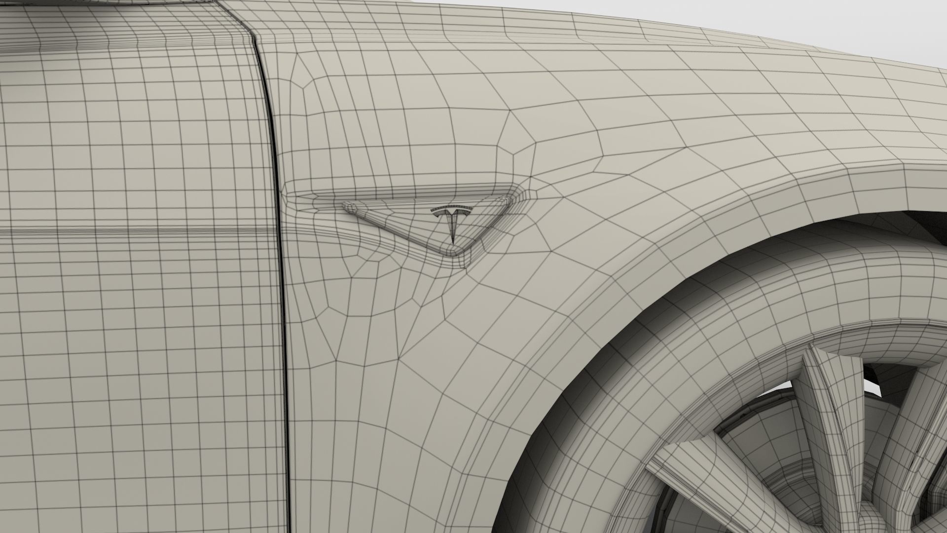 Tesla Model 3 Silver 3D model_40