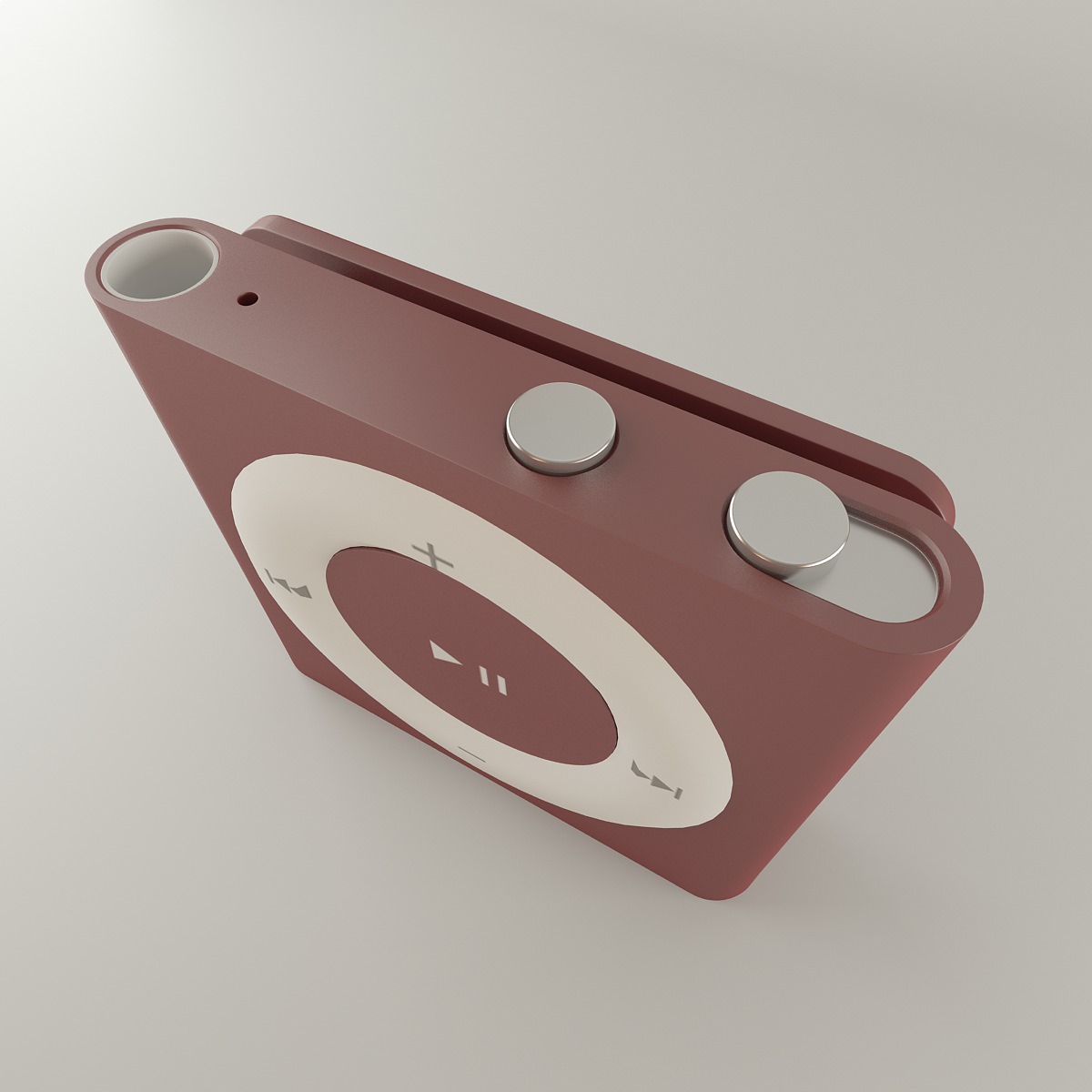 ipod shuffle 3D model_2