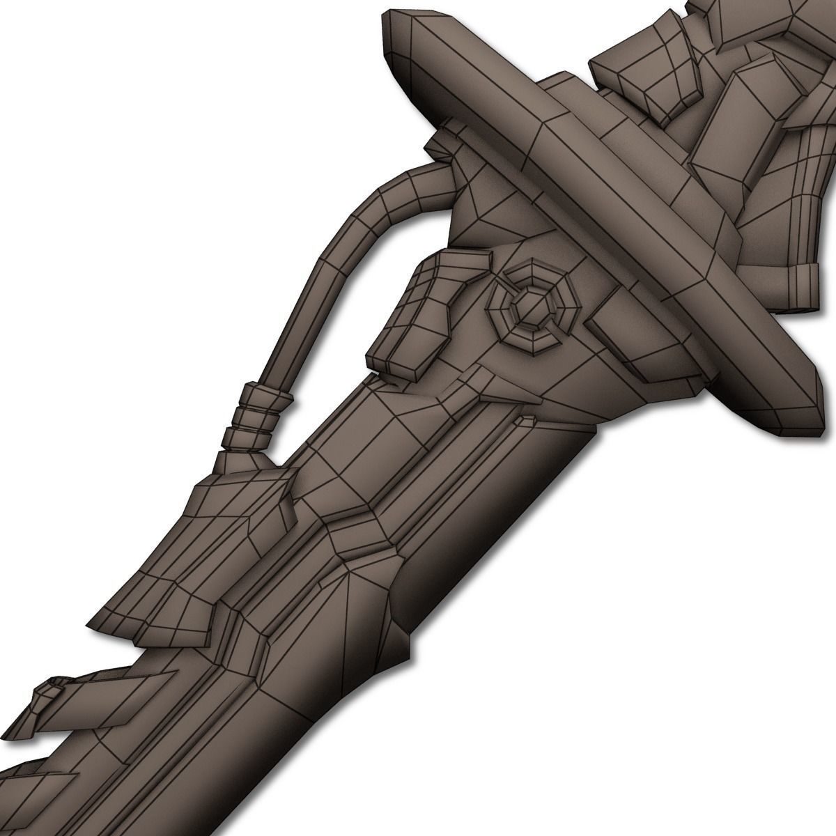 Void Sword Low-poly 3D model_31