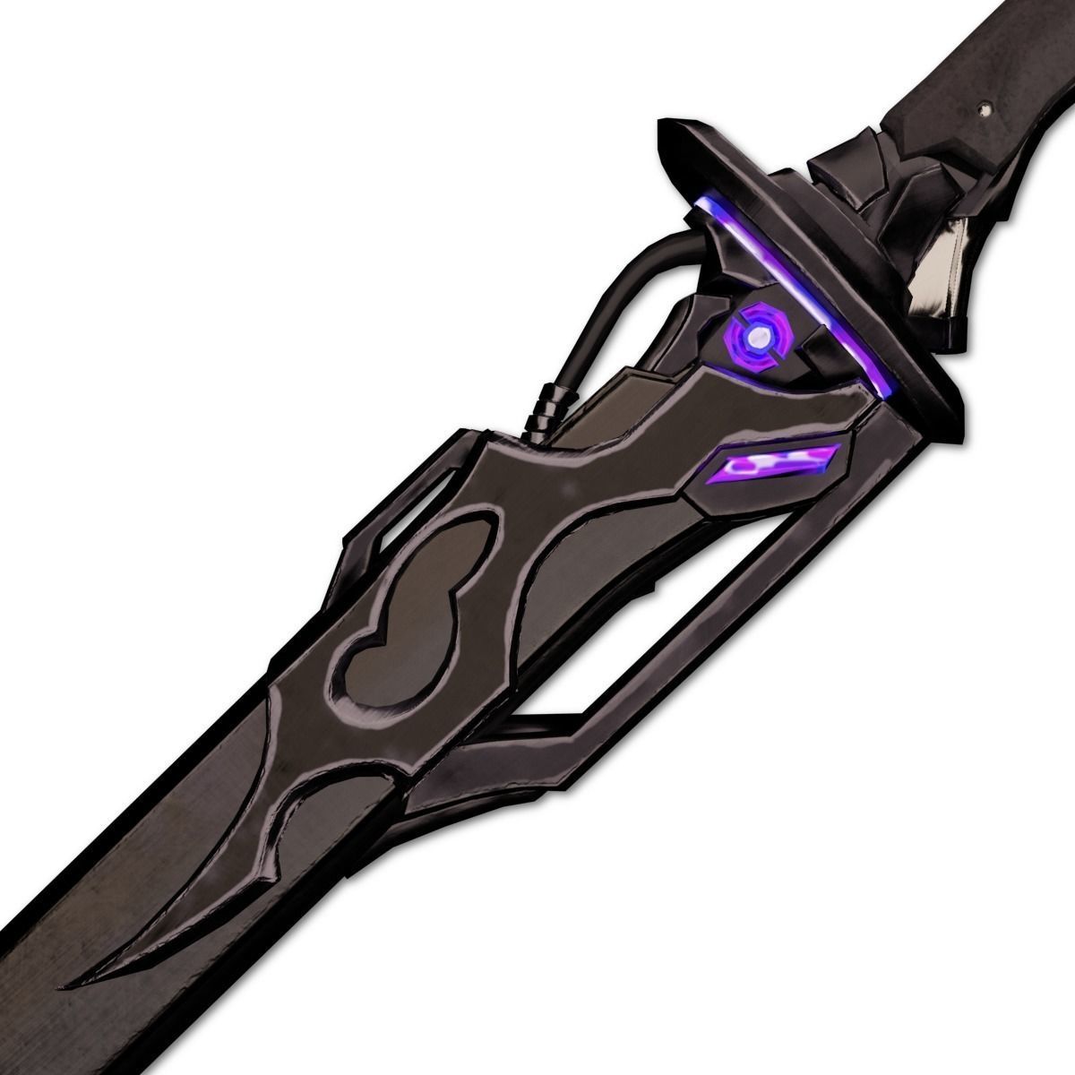 Void Sword Low-poly 3D model_8