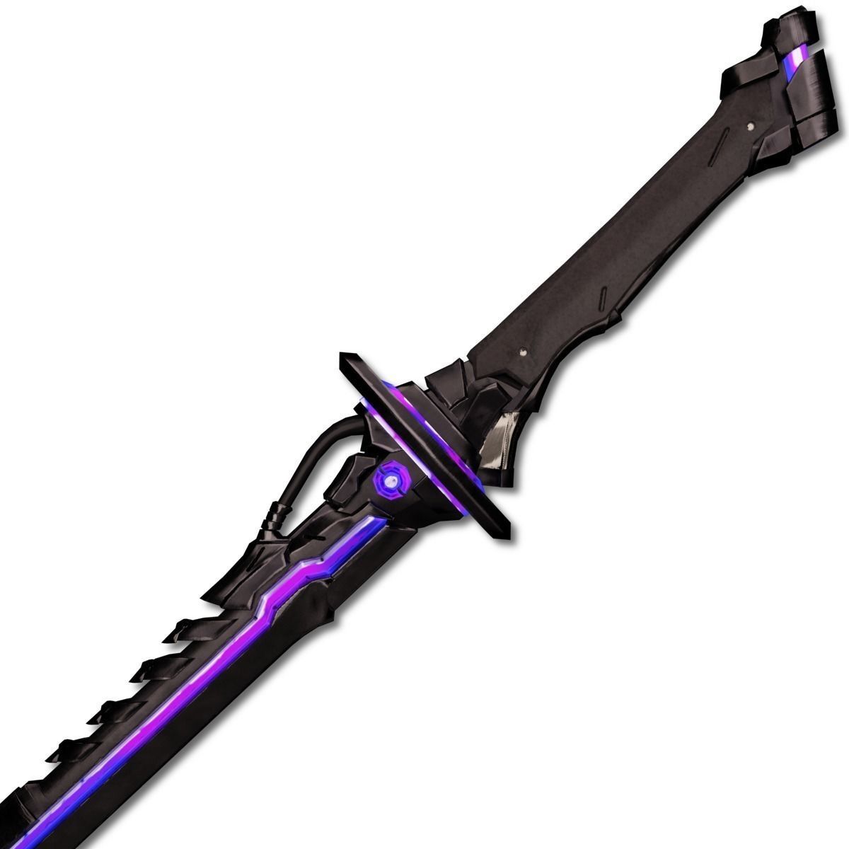Void Sword Low-poly 3D model_4