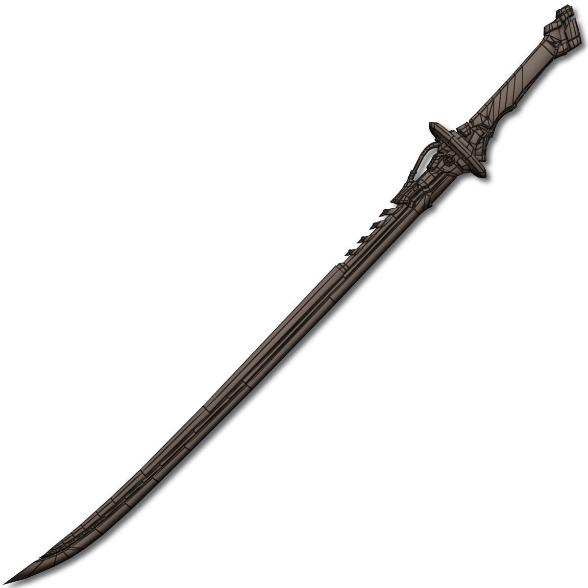 Void Sword Low-poly 3D model_20