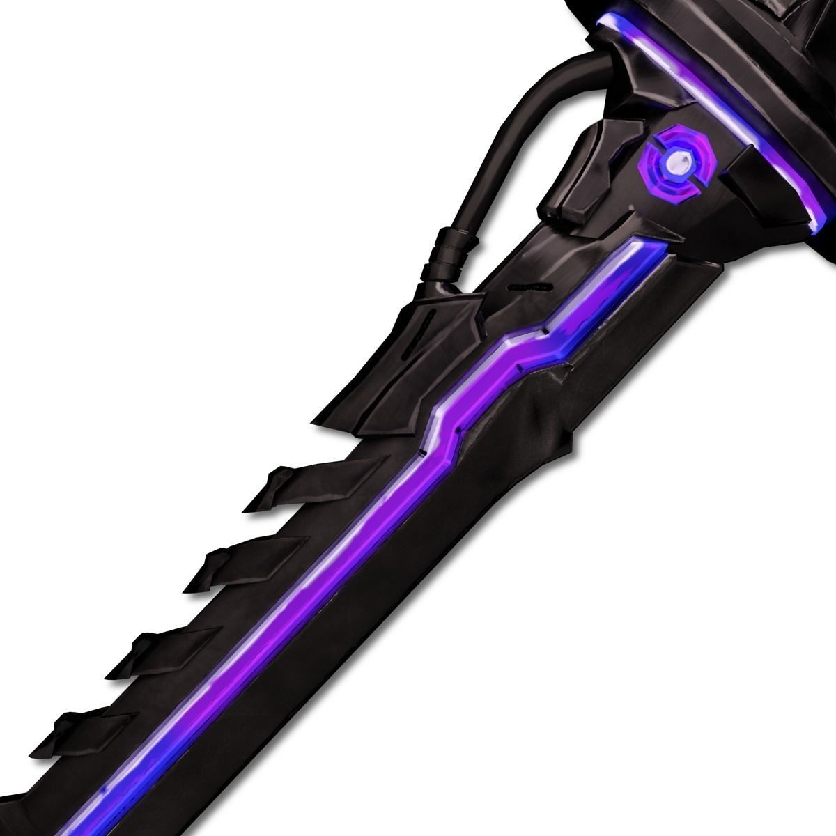 Void Sword Low-poly 3D model_12