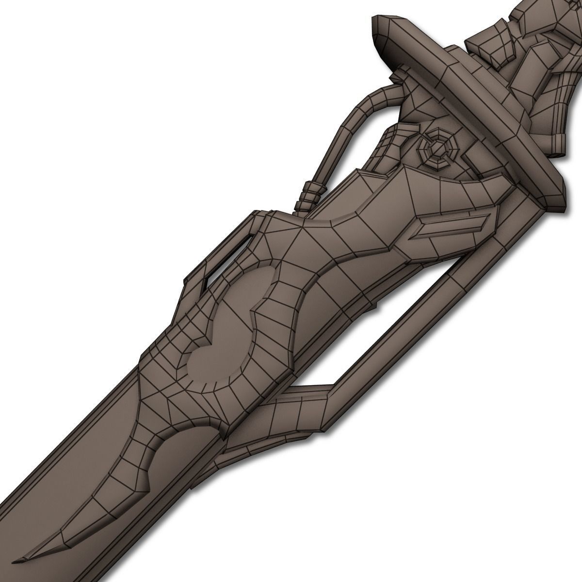 Void Sword Low-poly 3D model_26