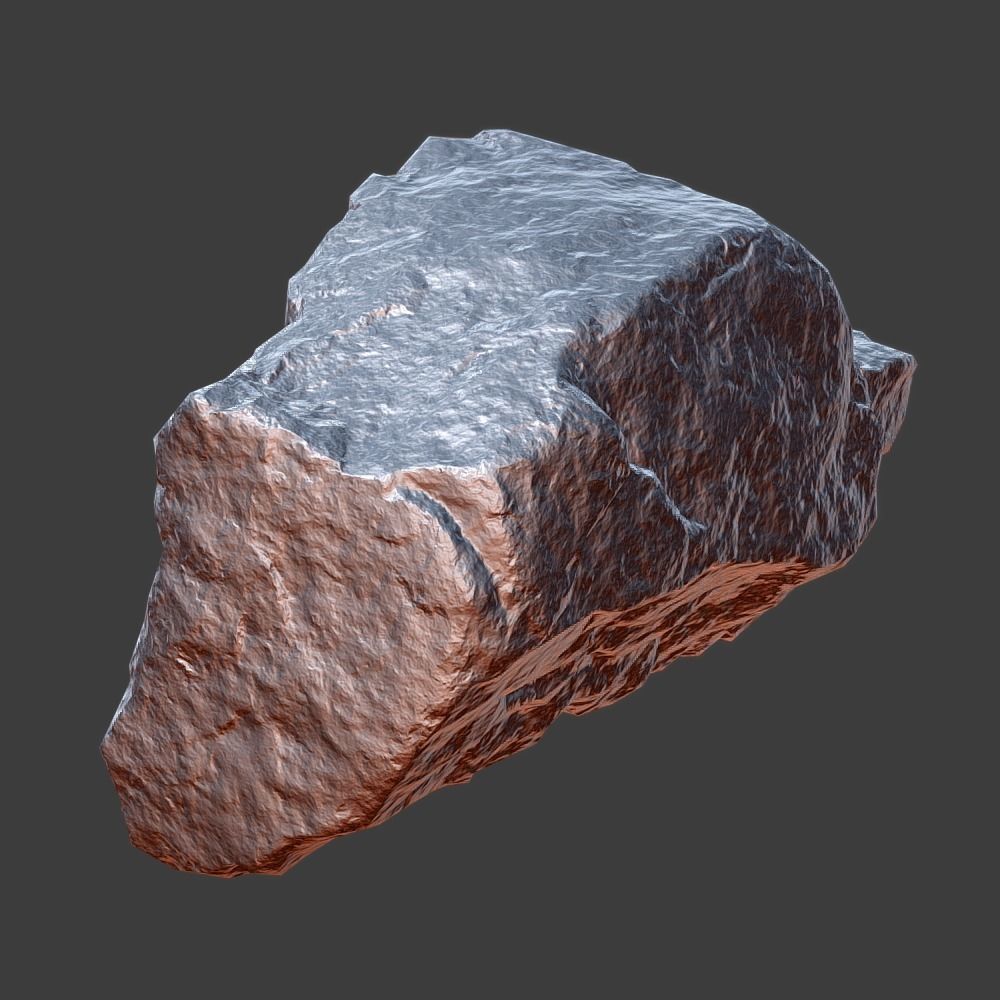 Emma Stone Low-poly 3D model_2