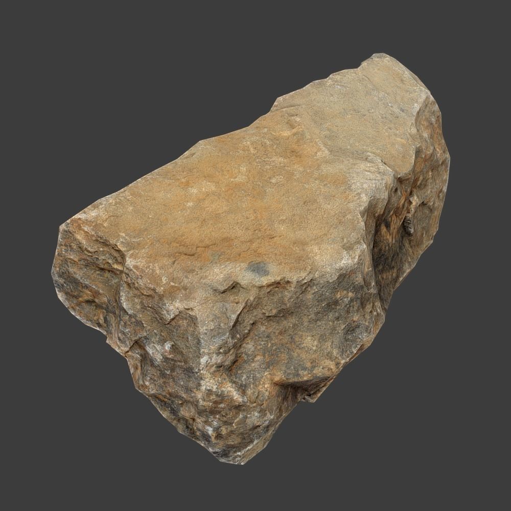 Emma Stone Low-poly 3D model_10