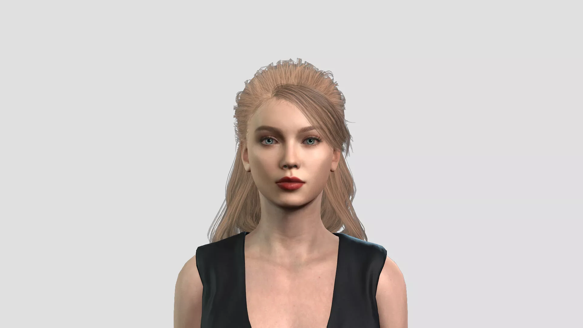 Beautiful Girl Character 3D model