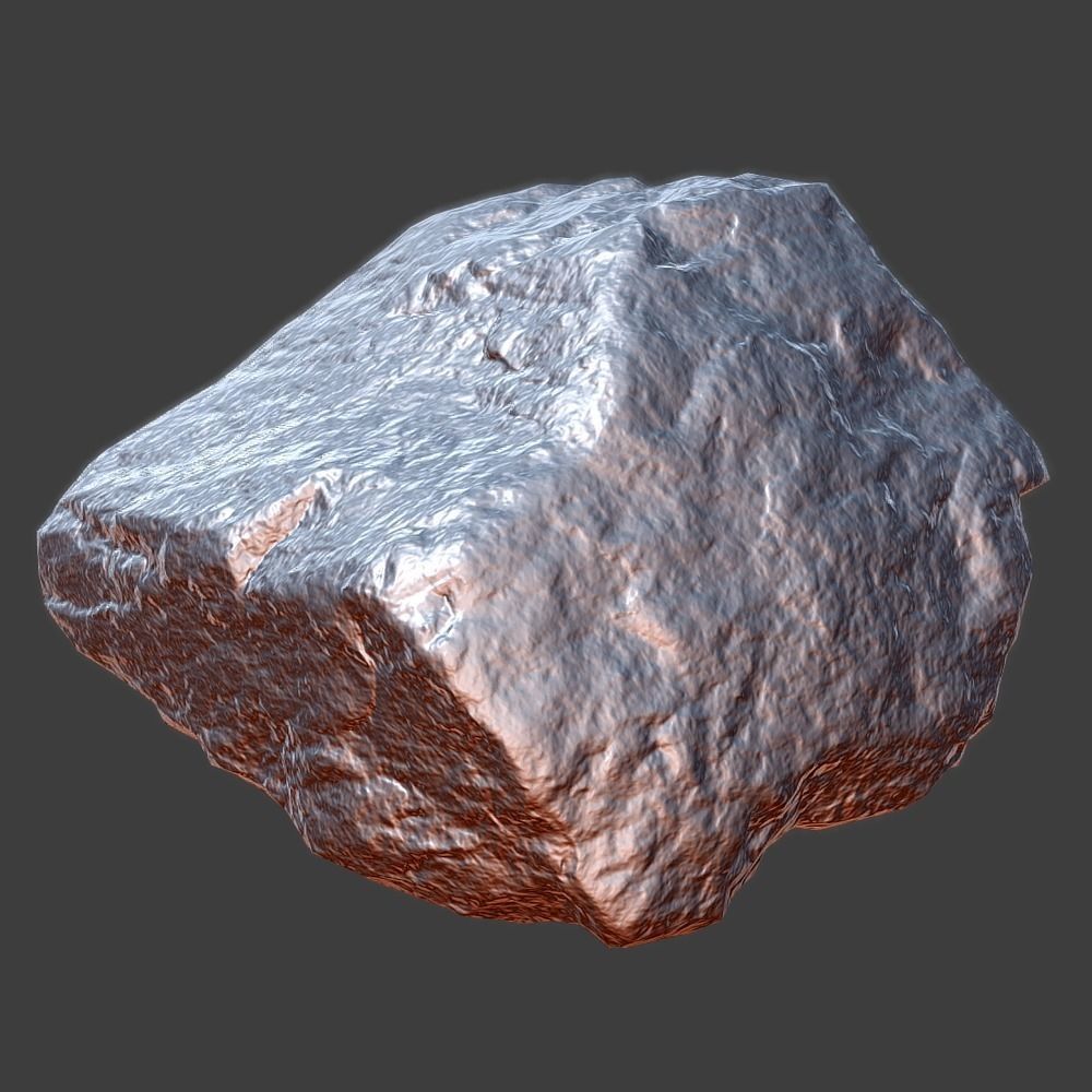 Vicky Stone Low-poly 3D model_11