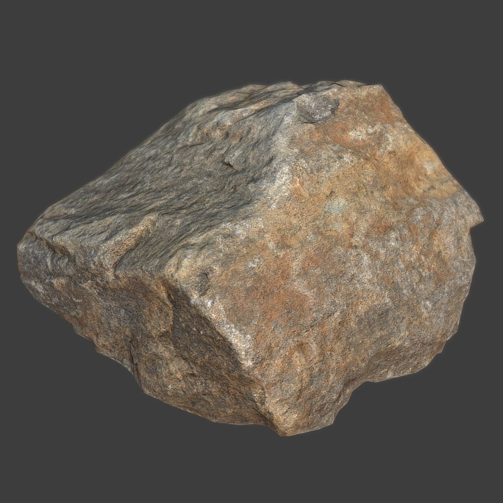 Vicky Stone Low-poly 3D model_8