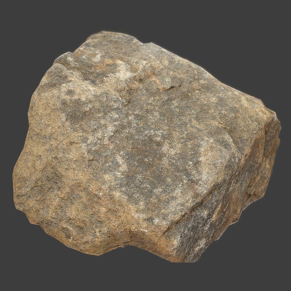 Vicky Stone Low-poly 3D model_6