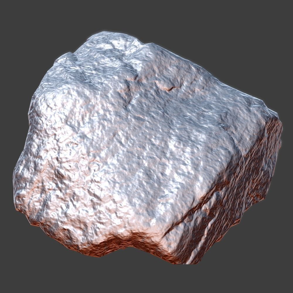 Vicky Stone Low-poly 3D model_7