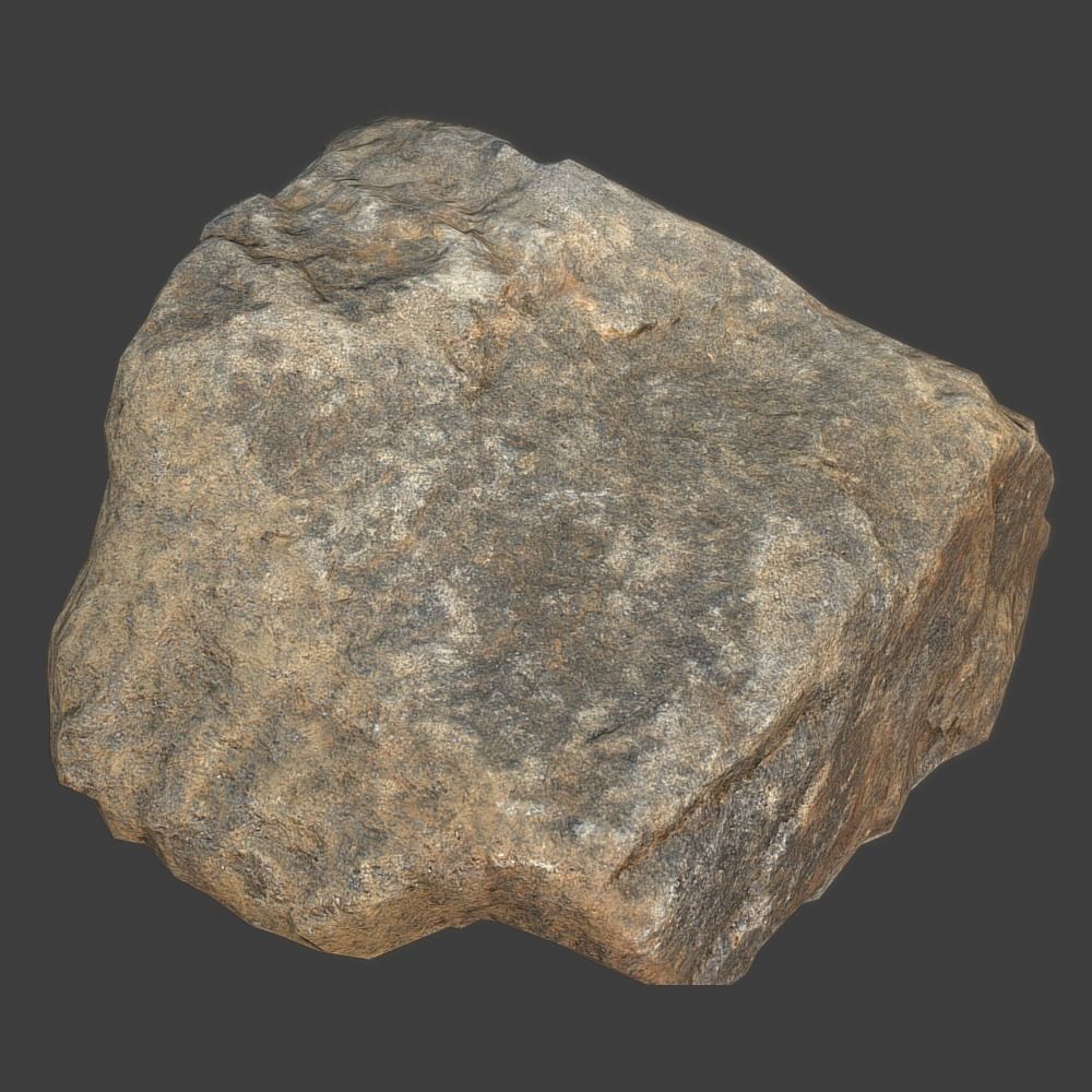 Vicky Stone Low-poly 3D model_5