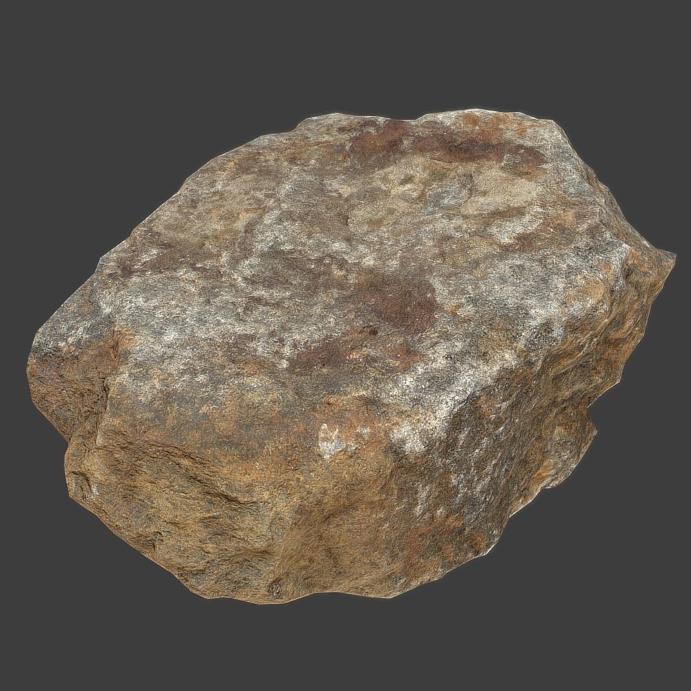 Vicky Stone Low-poly 3D model_2