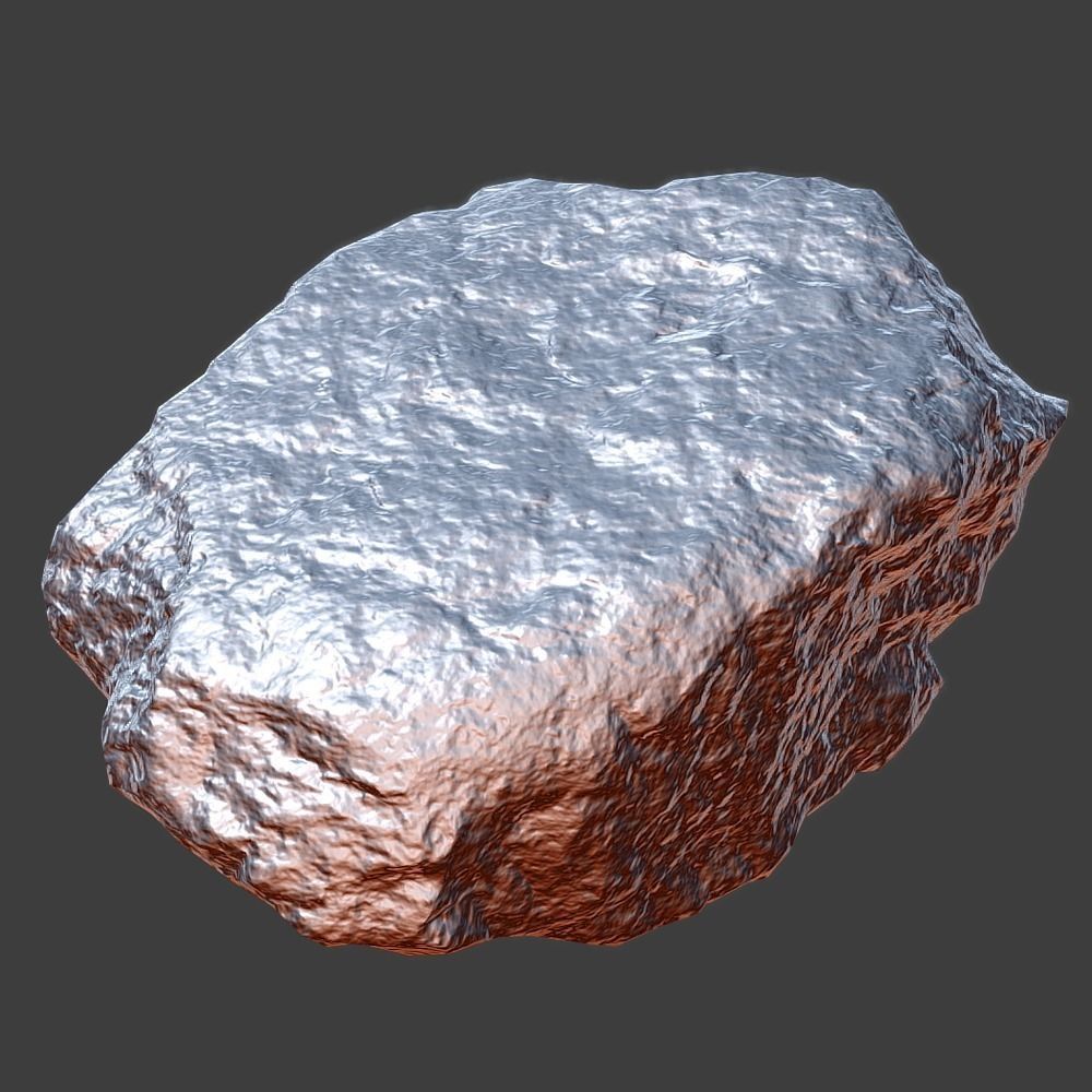 Vicky Stone Low-poly 3D model_3