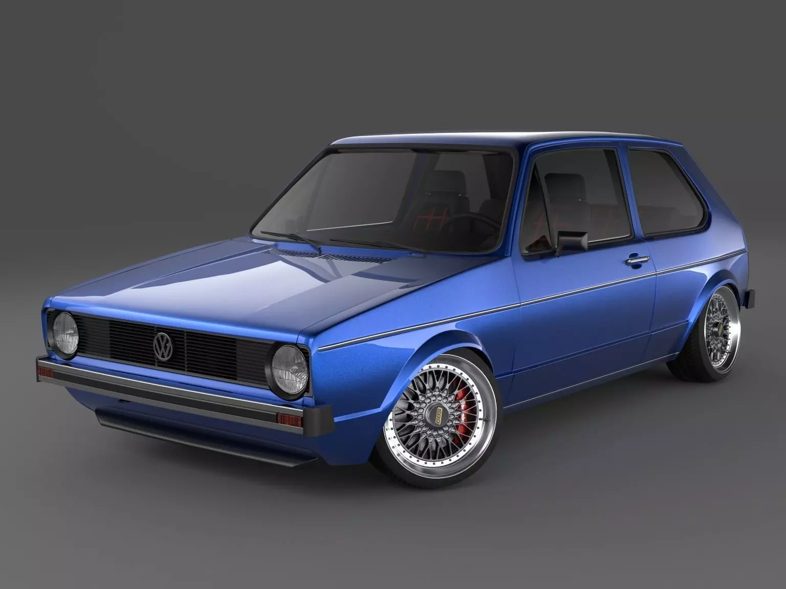 Volkswagen Golf Mk I 3D model_0