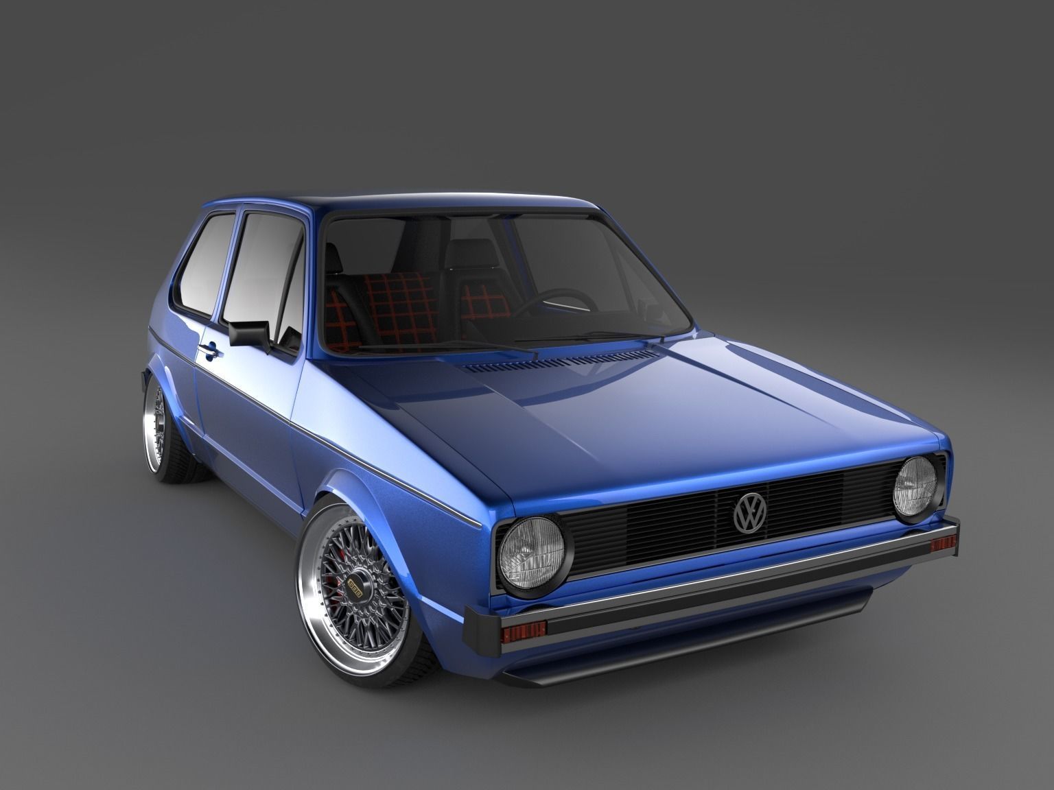 Volkswagen Golf Mk I 3D model_5