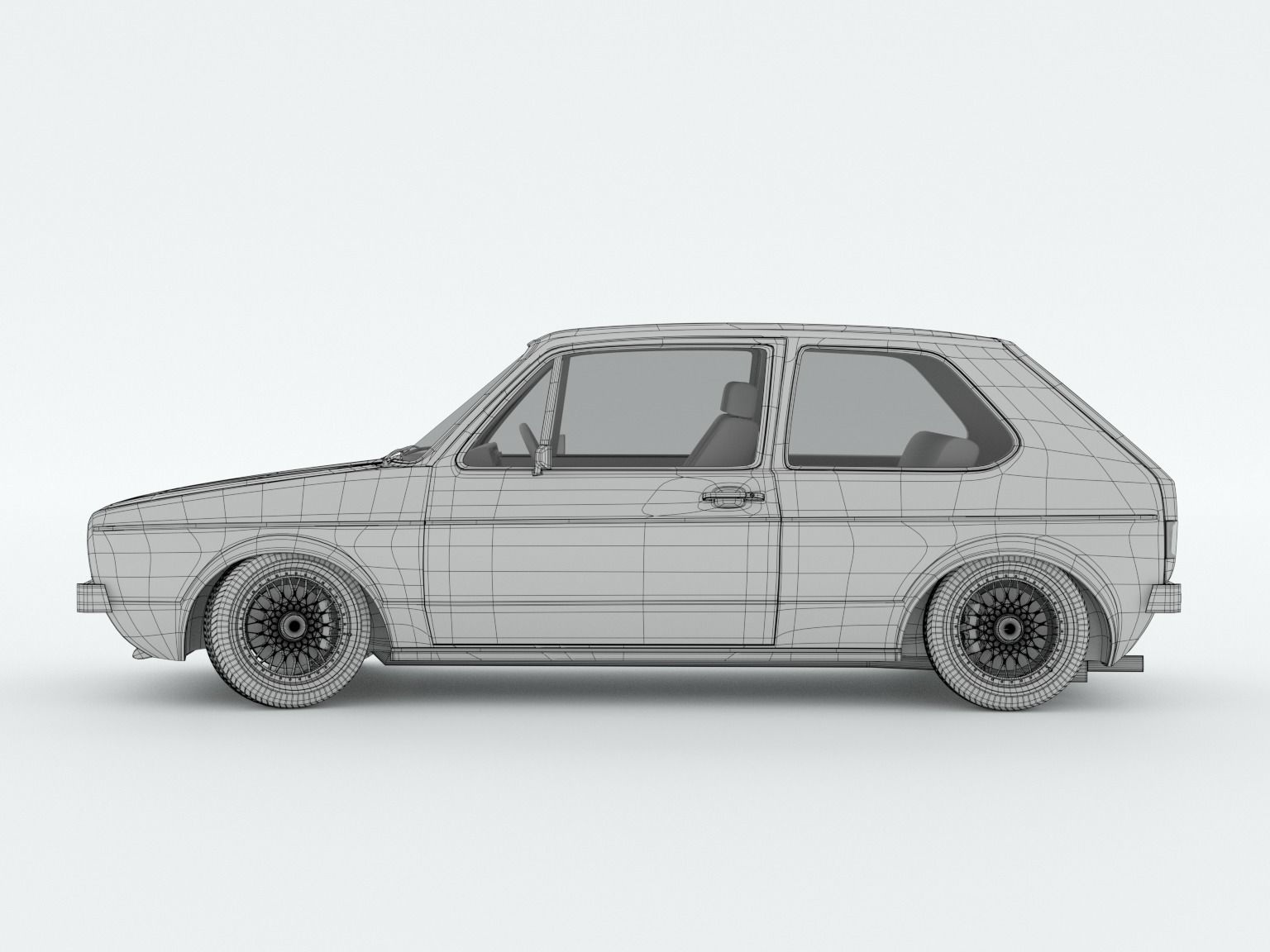 Volkswagen Golf Mk I 3D model_12