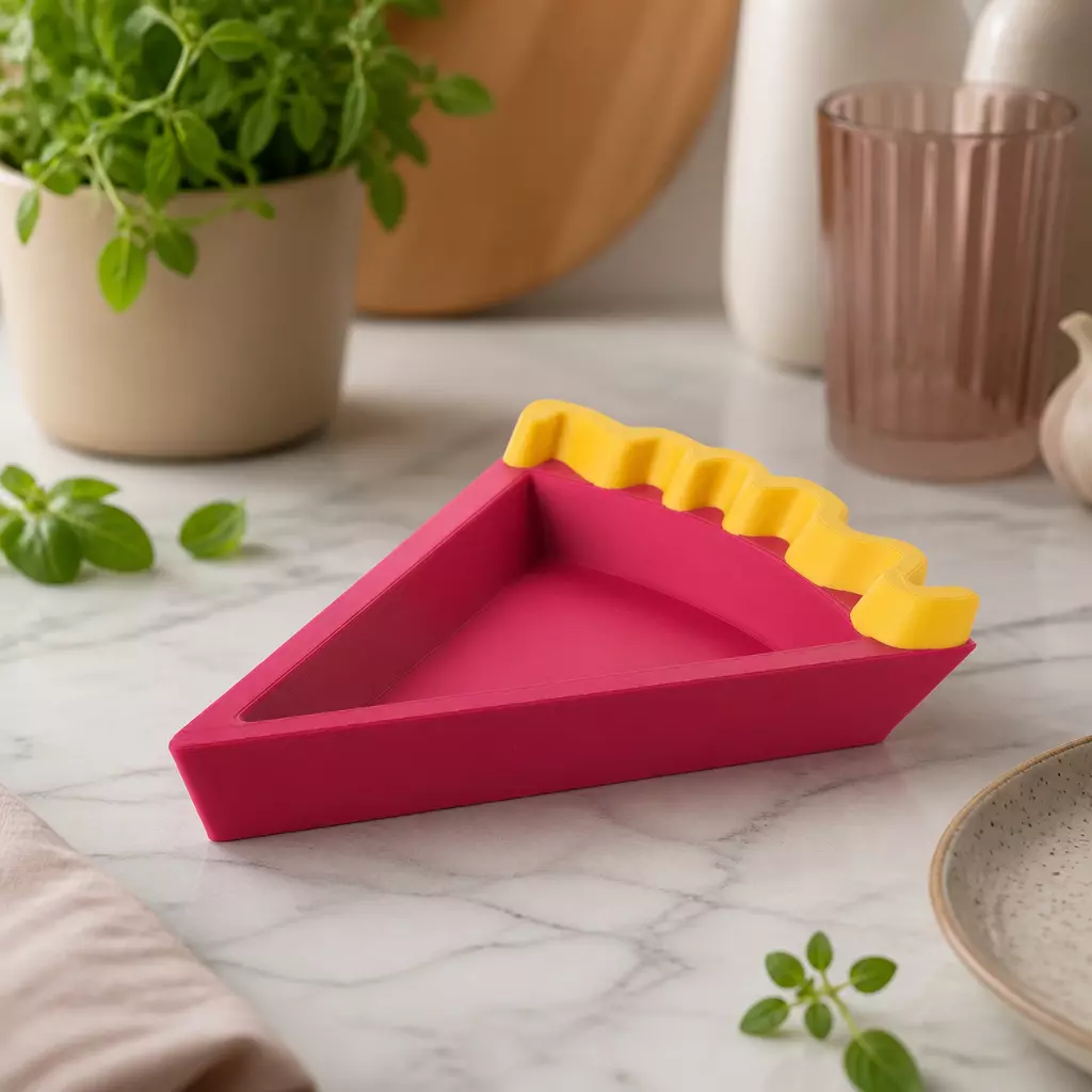 Cherry Pie Tray - Dessert-Inspired Trinket Dish 3D print model