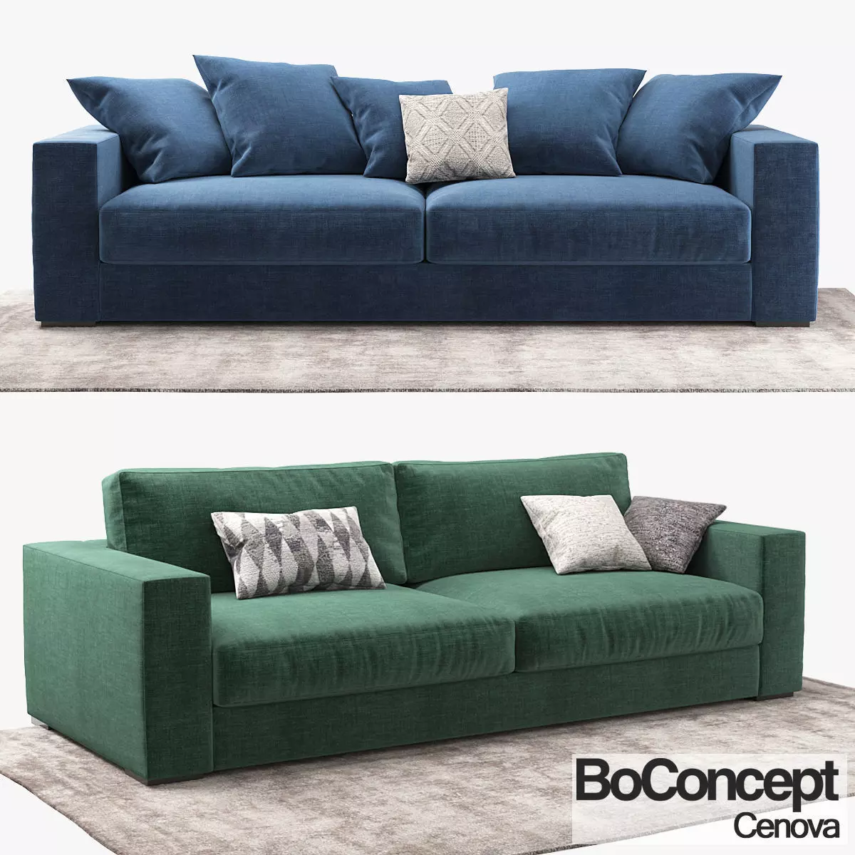  sofa BoConcept Cenova 3D model_0