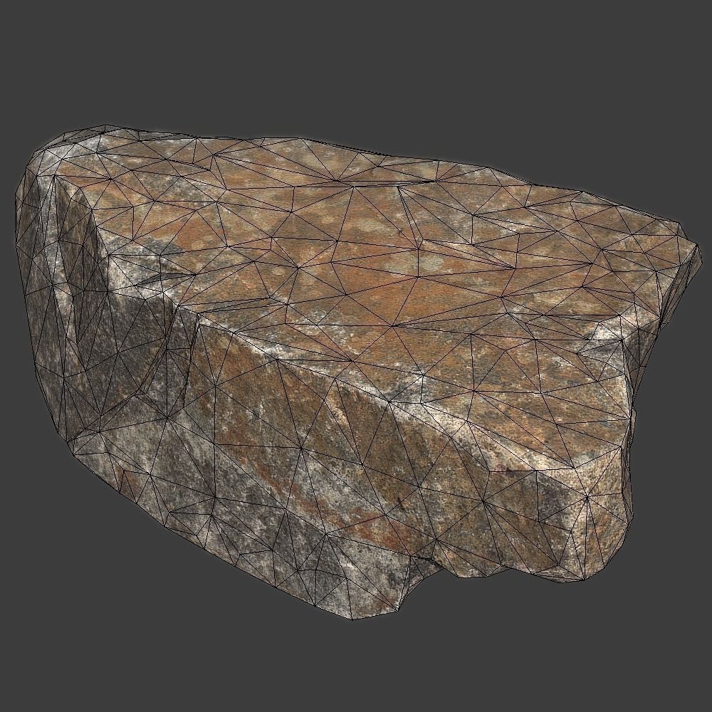 Rosie Stone Low-poly 3D model_5