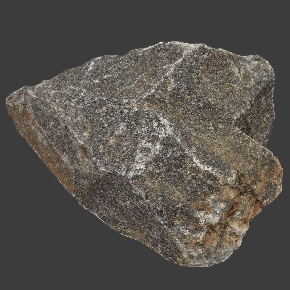 Rosie Stone Low-poly 3D model_8