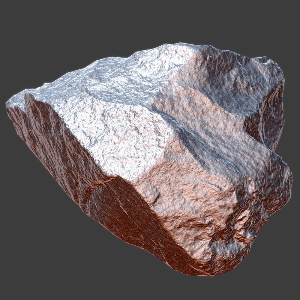 Rosie Stone Low-poly 3D model_11