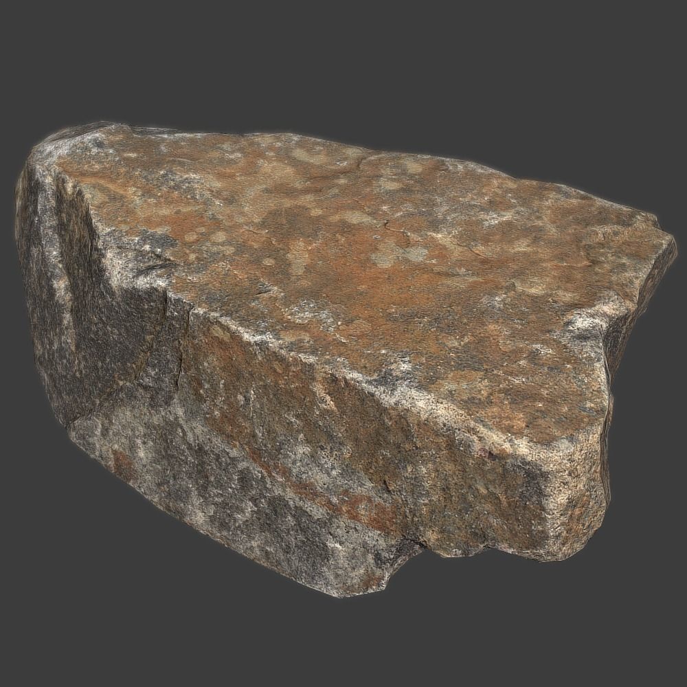 Rosie Stone Low-poly 3D model_4