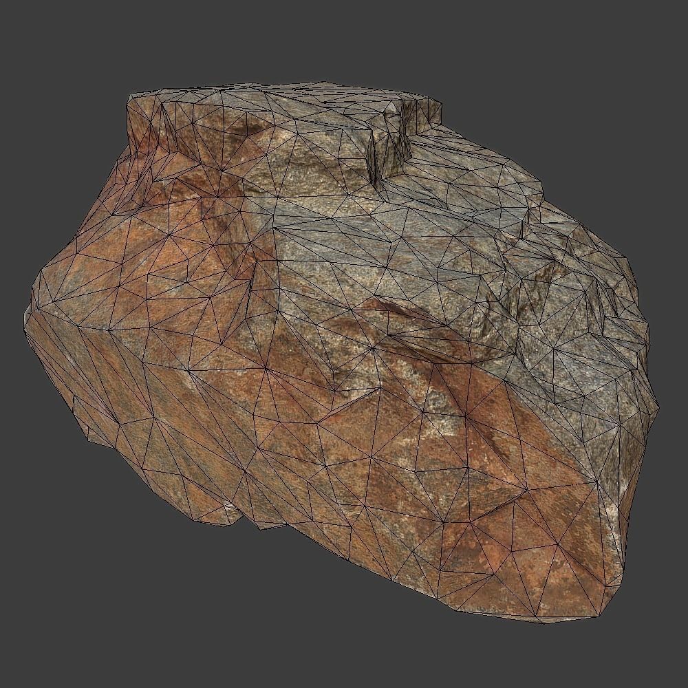 Ora Stone Low-poly 3D model_13