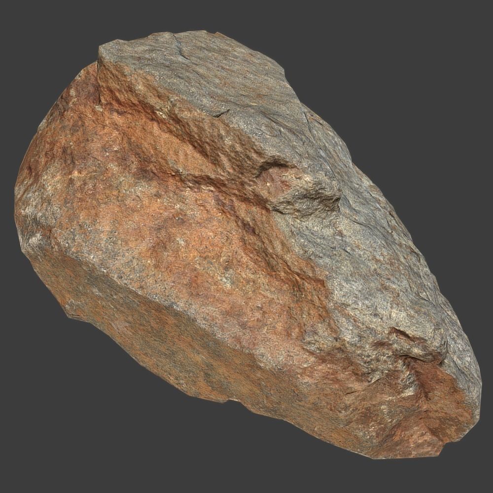 Ora Stone Low-poly 3D model_4